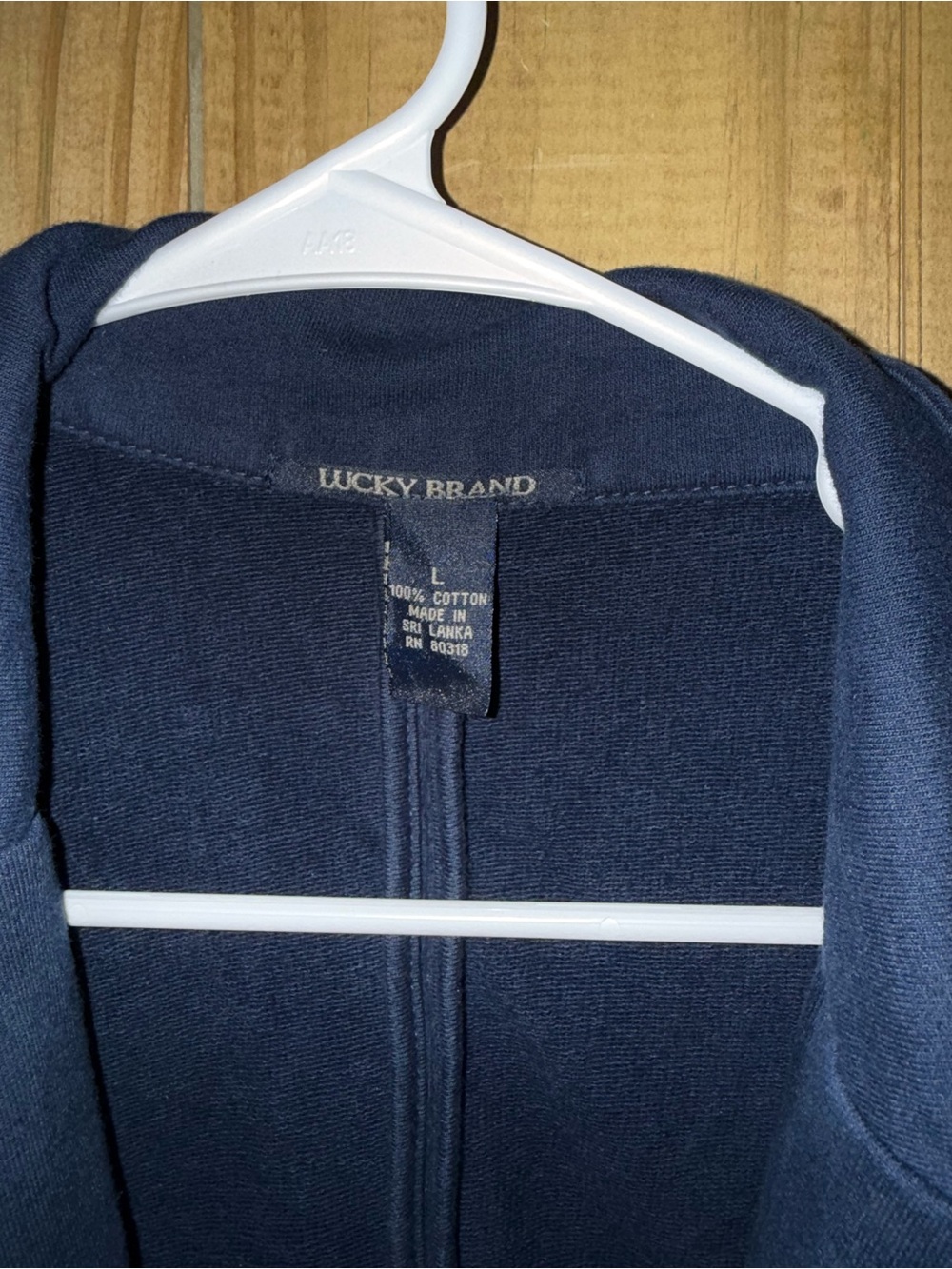 Lucky Brand Navy Casual Blazer Jacket - Picture 2 of 3